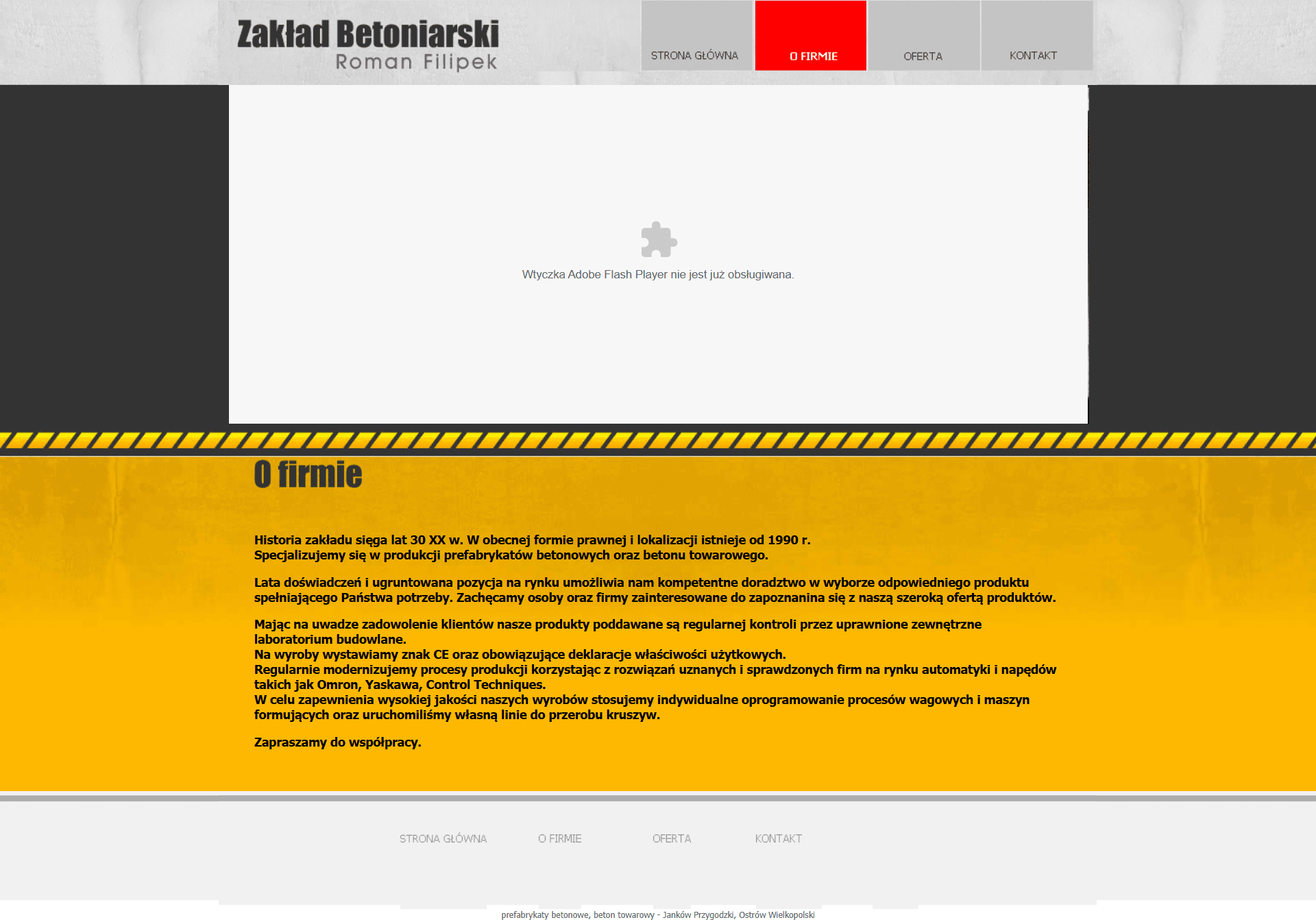 10 najczęstszych błędów na stronach internetowych - przestarzaly wyglad strony