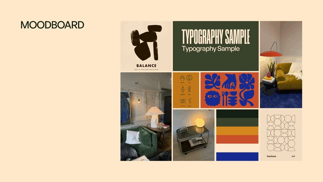 moodboard osrodka