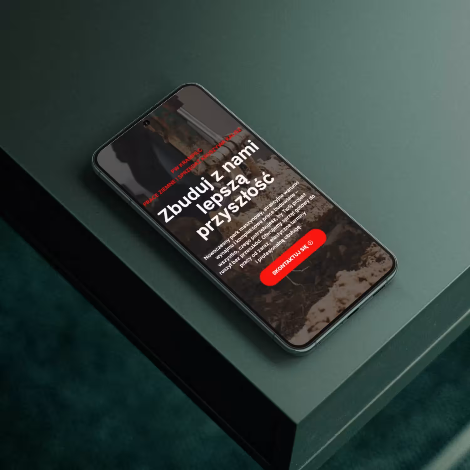 EYVI Studio — ekran powitalny strony