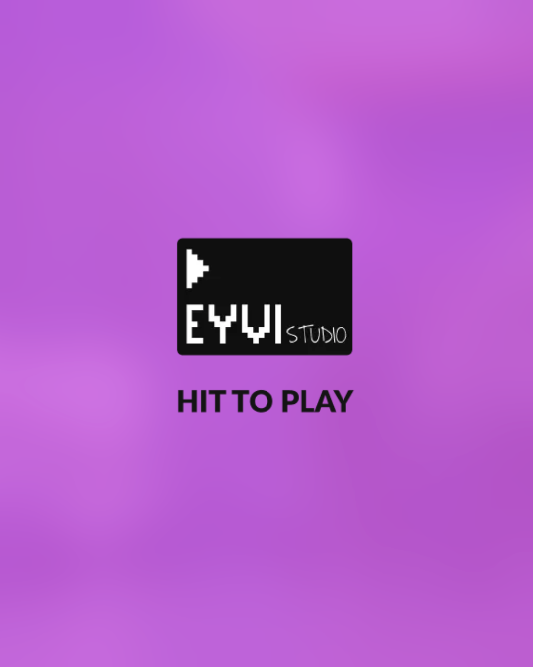 EYVI Studio — ekran powitalny strony