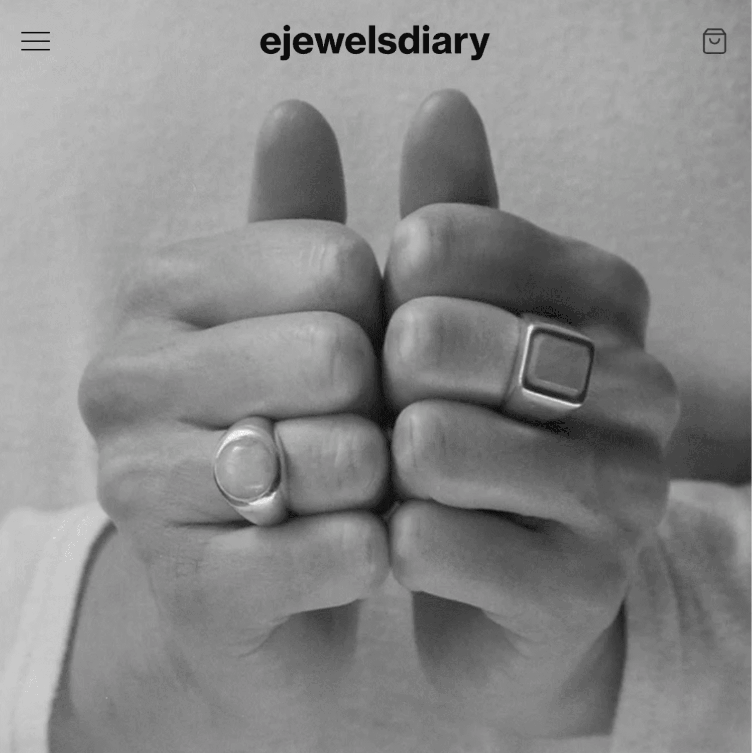 Pierścionek z kolekcji eJewelsDiary — detal